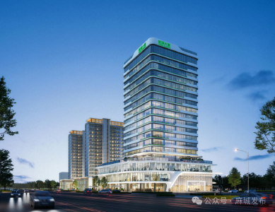 麻城首座智慧热能小区封顶