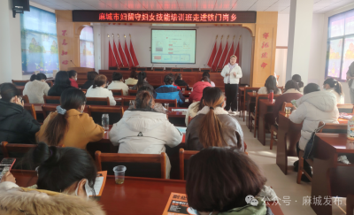 铁门岗乡开展留守妇女技能培训暨妇女权益保障专题宣讲