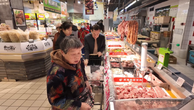 【民生大视野】麻城商超牛羊肉热销 物美价廉