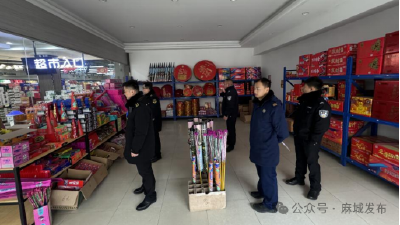 铁门岗乡多部门联合开展烟花爆竹专项检查