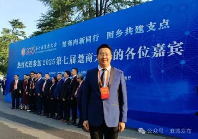 麻城籍企业家——凯宸智创董事长梅建刚携AI亮相2025楚商大会