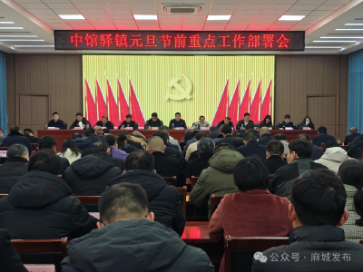 中馆驿镇部署元旦节前重点工作