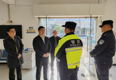 中馆驿镇：新春慰问暖人心 一线部署保平安