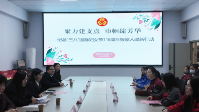 聚力建支点 巾帼绽芳华