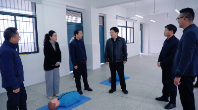 省红十字会调研指导麻城应急救护相关项目建设