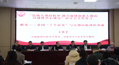 弘扬大别山精神  走好新时代长征路