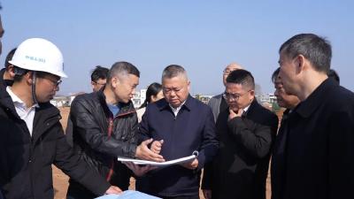 汪国兵调研重点项目建设情况