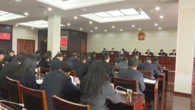 【聚焦两会】市十届人大五次会议主席团举行第二次会议