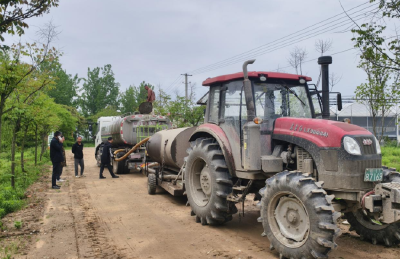市畜牧兽医事业发展中心开展沼液还田试验 推动种养结合绿色循环发展