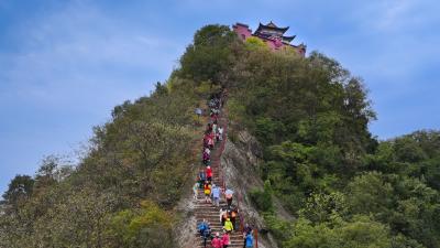 2024年鸣凤山首届“登高望远 鸣凤祈福”登山节活动盛大开幕