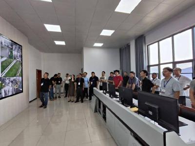 宜昌市水利供水系统代表团到九里岗水厂参观交流
