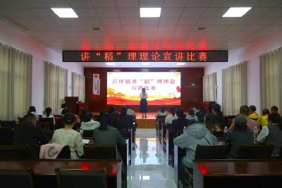 洋坪镇“讲‘稻’理”理论宣讲比赛火热开赛