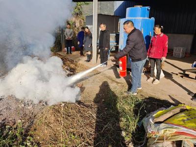 【聚焦安全生产】河口乡：冬季消防演练 筑牢乡村安全防火墙