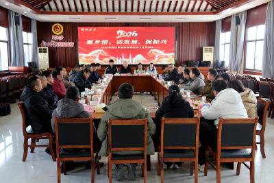 河口乡举办“聚乡情、话发展、促振兴”非公经济代表人士座谈会