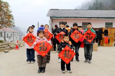 【文明远安】河口乡：笔墨传情返乡暖 爱心助学润童心