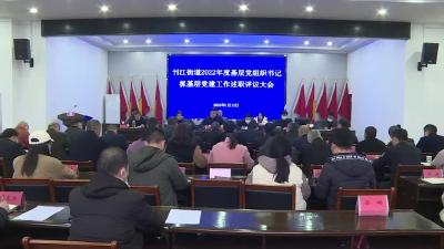 刊江街道召开2022年度基层党组织书记抓基层党建工作述职评议会