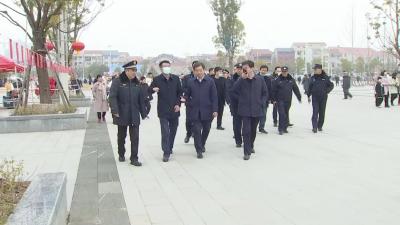 胡昊现场检查督导元宵节音乐焰火晚会准备工作