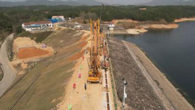 春修水利正当时 三八水库建设忙