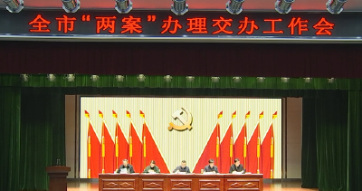 全市“两案”办理交办工作会召开