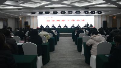 全市商务工作会召开