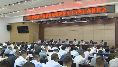 我市召开美丽城乡建设暨城镇管理百日攻坚行动推进大会