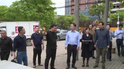 夏志军到江家林社区调研指导城镇管理“百日攻坚”工作