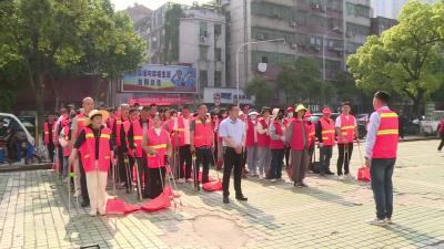 市城乡环卫局携手西菜园社区共建优美人居环境
