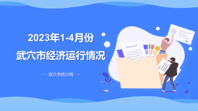 2023年1-4月份武穴市经济运行情况