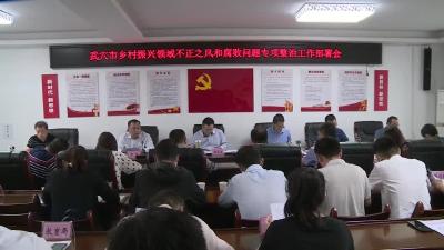 我市部署乡村振兴领域不正之风和腐败问题专项整治等工作