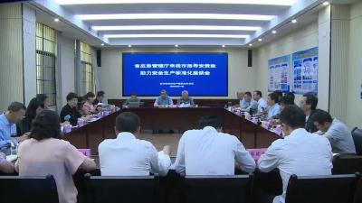 省应急管理厅来我市调研企业安责险助力安全生产标准化工作