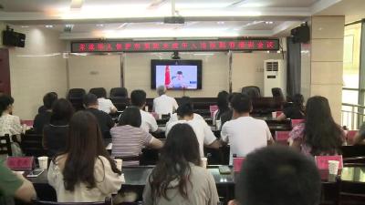 我市收听收看黄冈市加强未成年人保护和预防未成年人违法犯罪专题培训视频会