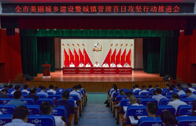 全市美丽城乡建设暨城镇管理百日攻坚行动推进会召开