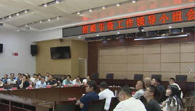 查俊主持召开招商引资工作领导小组会议