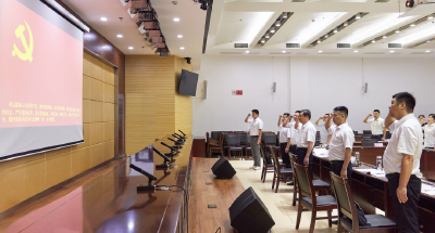 胡昊参加市委办公室机关党支部8月份“支部主题党日”活动