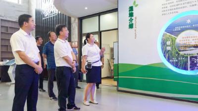 省长江办来我市调研长江经济带有关工作