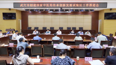 我市召开创建国家中医药传承创新发展试验区工作推进会
