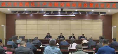 查俊为医药化工产业链专业招商团队“擂鼓催征 寄语壮行”