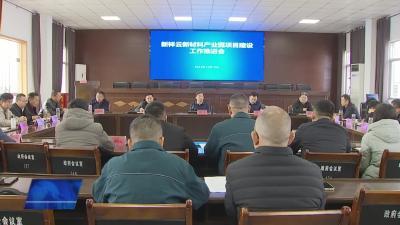 胡昊现场督办新祥云新材料产业园项目建设