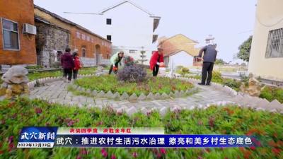 武穴：推进农村生活污水治理 擦亮和美乡村生态底色