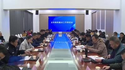 我市召开商务重点工作推进会