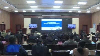 我市收听收看全市投资项目绩效综合评价平台应用培训视频会