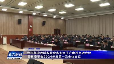 我市集中收听收看全省安全生产电视电话会议暨省安委会2024年度第一次全体会议