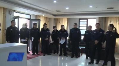 荆门市公安局调研考察组一行来我市就刑事技术工作开展考察交流