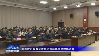 我市收听收看全省优化营商环境电视电话会