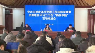 全市四季度基层党建工作现场观摩暨资源服务平台下沉“揭榜领题”推进会召开