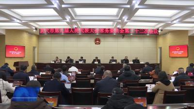 市九届人大常委会第二十二次会议召开