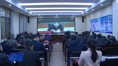 我市收听收看黄冈市低温冰冻天气防范应对工作视频调度会