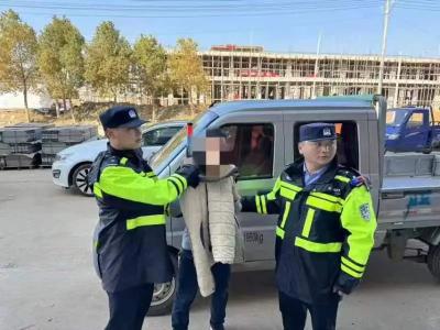 大年初三，大法寺派出所查处一名酒驾违法行为人