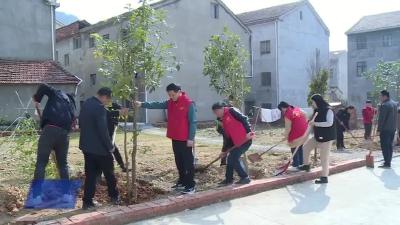 刊江街道龙里社区：齐心协力植树添绿共同建设美好家园
