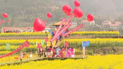 当“国风”小姐姐闯入武穴油菜花海！网友：求偶遇